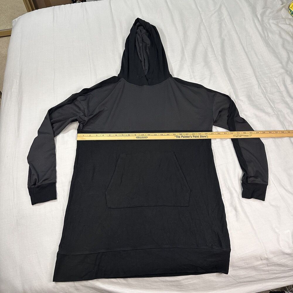 Alala Hoodie Womens L Black Hooded Sweatshirt Mesh